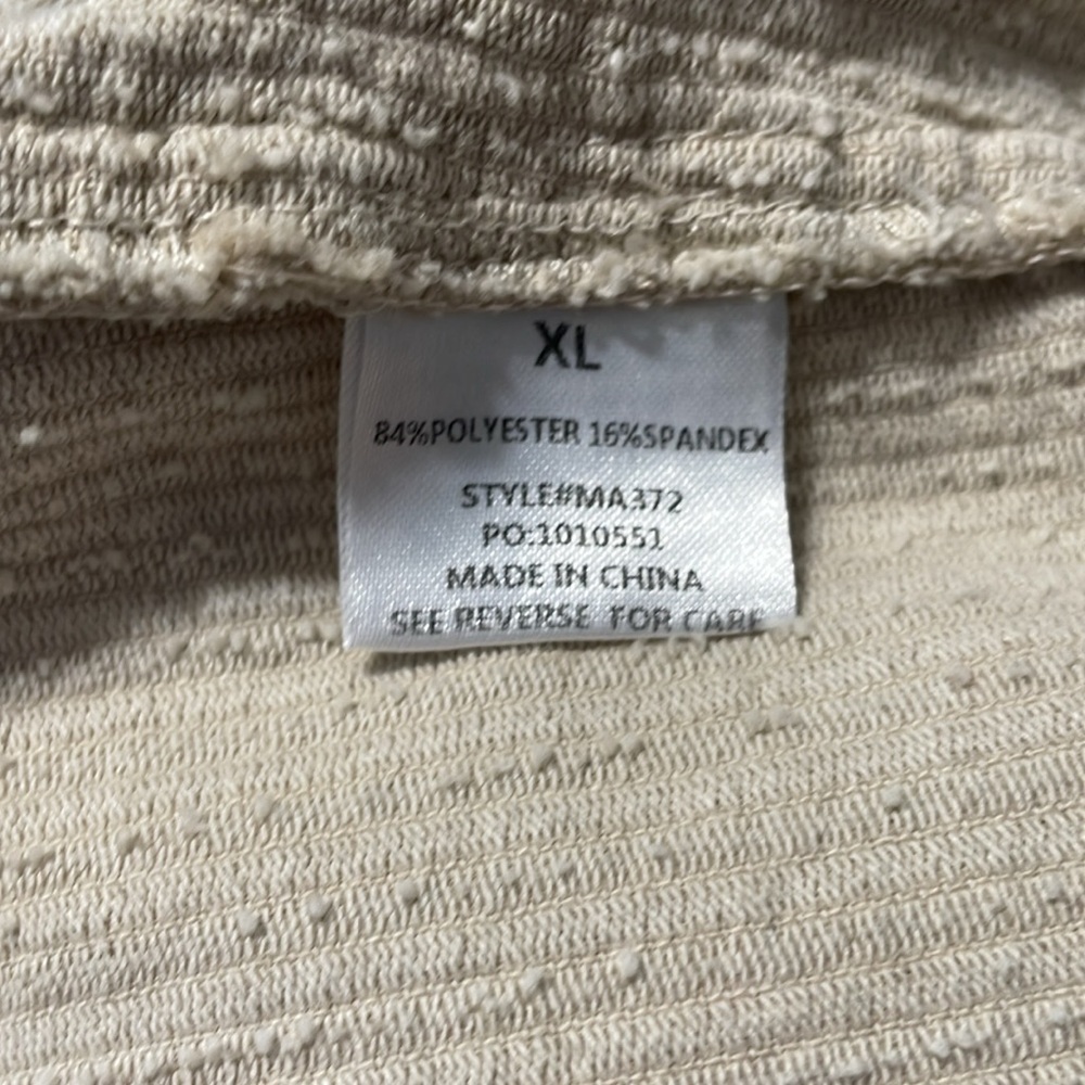 Pink Lily Corduroy Jacket cream women’s size xl - Picture 10 of 10